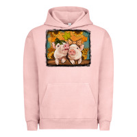 Pigment Salmon fall pigs Urban Hoodie - Jasminsmagicworld