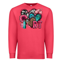 Cardinal rt respiratory therapist hearts Premium Sweatshirt - Jasminsmagicworld