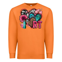 Carrot rt respiratory therapist hearts Premium Sweatshirt - Jasminsmagicworld