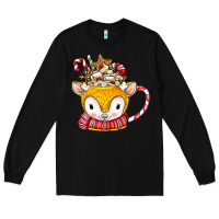 Black coffee cups animal Long Sleeve Tee - CowhideDigitalArt