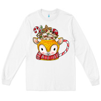 White coffee cups animal Long Sleeve Tee - CowhideDigitalArt