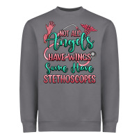 Storm not all angels have wings some have stethoscopes Heavyweight Sweatshirt - RanaPortraitStore
