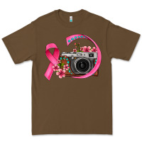 Cacao floral cancer ribbon vintage camera Premium Tee - FaDigitalArtStudio