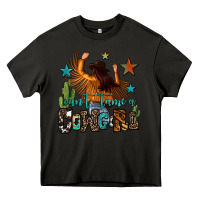 Asphalt can't tame a cowgirl Heavy Core Tee - OliviaCreatesArt