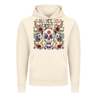 Vintage Artic dia de los muertos Vintage Hoodie - CowhideDigitalArt