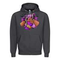 Smoke Halloween afro sneakers Zipper Hoodie - RanaPortraitStore
