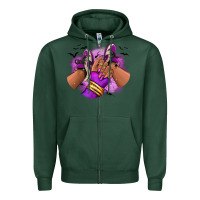 Sports Green Halloween afro sneakers Zipper Hoodie - RanaPortraitStore