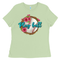 Matcha play ball baseball Ladies Tee - BundleAndBundleShop