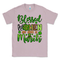 Lilac St. Patrick's Blessed women are born in March Classic Tee - OliviaCreatesArt