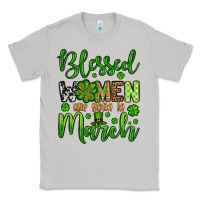 Moon Dust St. Patrick's Blessed women are born in March Classic Tee - OliviaCreatesArt