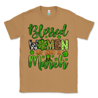 Toasted Coconut St. Patrick's Blessed women are born in March Classic Tee - OliviaCreatesArt