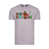Vintage Zinc Merry christmas cross Vintage Tee - FaDigitalArtStudio