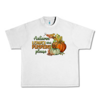 Lunar Rock autumn leaves and pumpkins please Urban Heavy Tee - BundleAndBundleShop