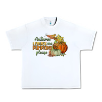 White autumn leaves and pumpkins please Urban Heavy Tee - BundleAndBundleShop