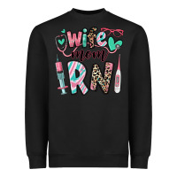 Black wife mom rn registered nurse Heavyweight Sweatshirt - RanaPortraitStore