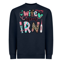 Navy wife mom rn registered nurse Heavyweight Sweatshirt - RanaPortraitStore