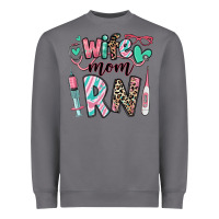 Storm wife mom rn registered nurse Heavyweight Sweatshirt - RanaPortraitStore