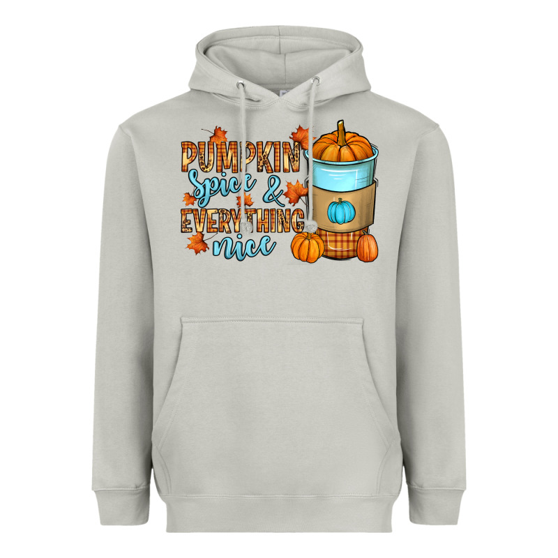 Pumpkin Spice And Everything Nice Heavyweight Hoodie by RanaPortraitStore | Teevron