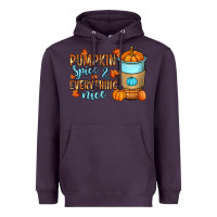 Plum Pumpkin spice and everything nice Heavyweight Hoodie - RanaPortraitStore