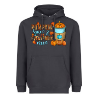 Smoke Pumpkin spice and everything nice Heavyweight Hoodie - RanaPortraitStore