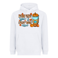 White Pumpkin spice and everything nice Heavyweight Hoodie - RanaPortraitStore