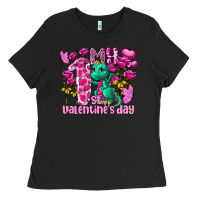 Black my first valentine's day dragon Ladies Tee - FaDigitalArtStudio