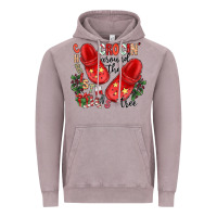Vintage Zinc christmas crocin around the tree Vintage Hoodie - CowhideDigitalArt