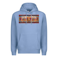 Colony Blue all american teacher 11oz mug Premium Hoodie - Artiststas
