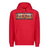 Red all american teacher 11oz mug Premium Hoodie - Artiststas