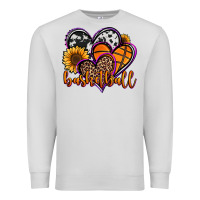 Dove Grey basketball hearts Premium Sweatshirt - Jasminsmagicworld