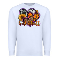 White basketball hearts Premium Sweatshirt - Jasminsmagicworld
