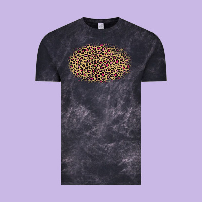 Leopard Pattern Vintage Tee Designed By Ranaportraitstore