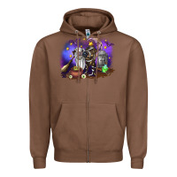 Chestnut Cow Halloween Zipper Hoodie - RanaPortraitStore