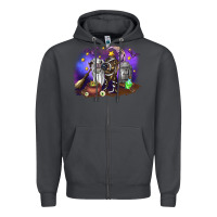 Smoke Cow Halloween Zipper Hoodie - RanaPortraitStore