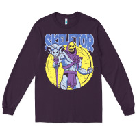 Plum skeletor Long Sleeve Tee - baoMotion