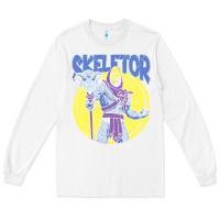 White skeletor Long Sleeve Tee - baoMotion