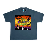 Midnight Navy it's spooky season tumbler Urban Heavy Tee - BundleAndBundleShop