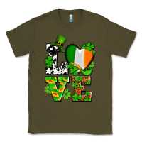 Army Green Love St. Patrick's Classic Tee - OliviaCreatesArt