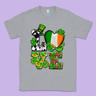 Love St. Patrick's Classic Tee Designed By Oliviacreatesart