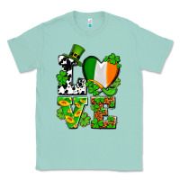 Seafoam Love St. Patrick's Classic Tee - OliviaCreatesArt
