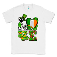 White Love St. Patrick's Classic Tee - OliviaCreatesArt