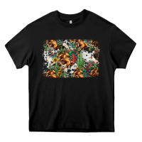 Black western rodeo background Heavy Core Tee - Jasminsmagicworld
