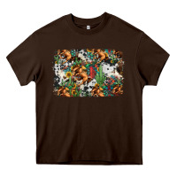 Chocolate Brown western rodeo background Heavy Core Tee - Jasminsmagicworld