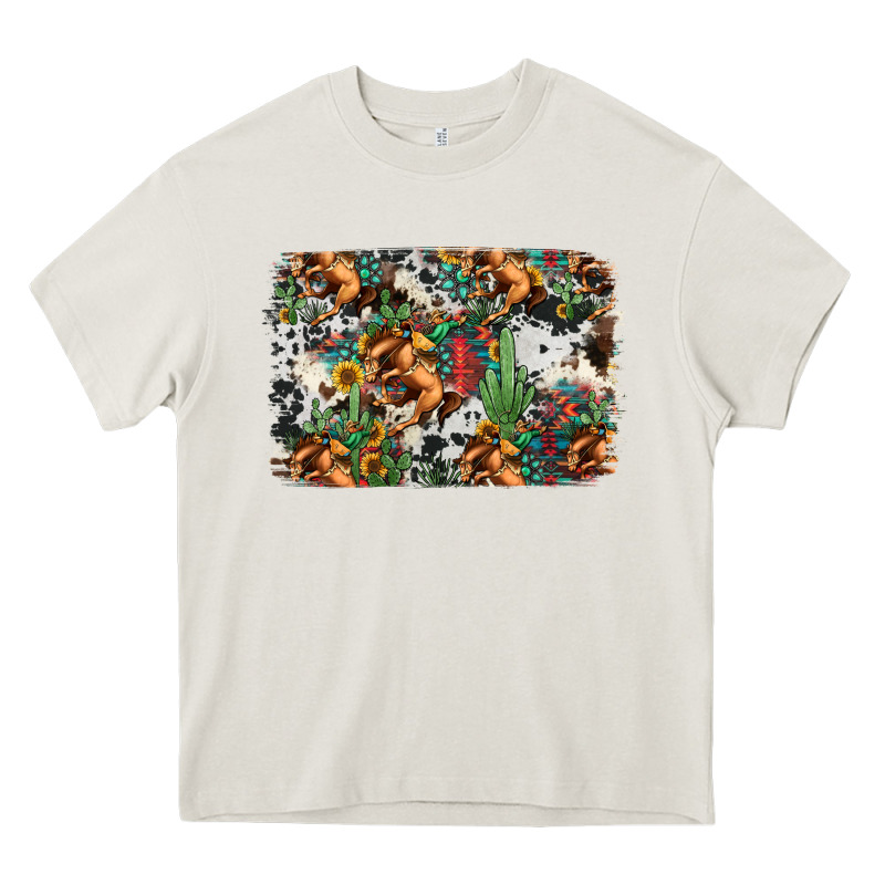 Western Rodeo Background Heavy Core Tee by Jasminsmagicworld | Teevron