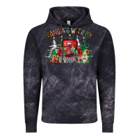 Cloud Black hanging with my gnomies Vintage Hoodie - CowhideDigitalArt