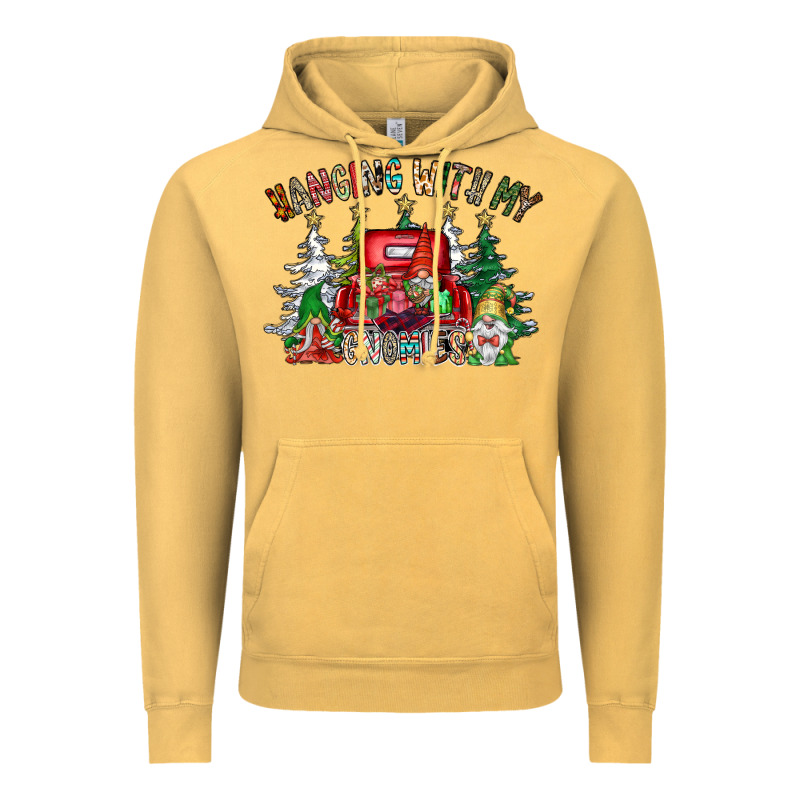 Hanging With My Gnomies Vintage Hoodie by CowhideDigitalArt | Teevron