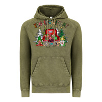 Vintage Olive hanging with my gnomies Vintage Hoodie - CowhideDigitalArt