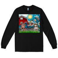 Black happy easter Long Sleeve Tee - CowhideDigitalArt