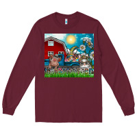 Burgundy happy easter Long Sleeve Tee - CowhideDigitalArt