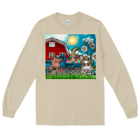 Mushroom happy easter Long Sleeve Tee - CowhideDigitalArt